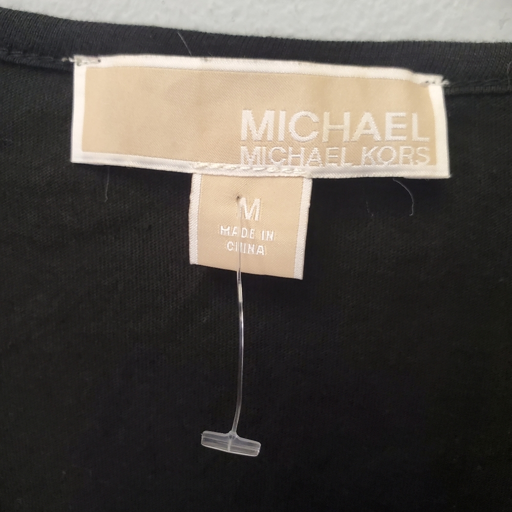 Argyle Pattern Sequin Michael Kors Top - image 3